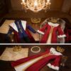 European Fantasy King Queen Cosplay Costumes Set With Polyester Fabric For Holiday Role Play