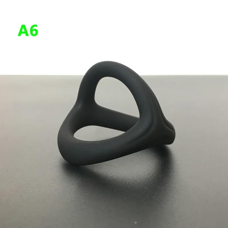 Silicone Reusable Penis Sleeve Flexible Glans Penis Enlarger Extender Delay Ejaculation Cock Ring Sleeve Adult Sex Toys For Men