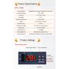 Termostat Controler Digital STC-1000/3000 12V 24V 220V Afișaj LED Microcomputer Încălzire Răcire Incubator