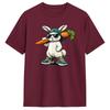 Funny Easter Bunny with Carrot Rabbit T Shirts for Unisex 100 Cotton Funny TShirt O Neck  Tees Short Sleeve Clothes Summer