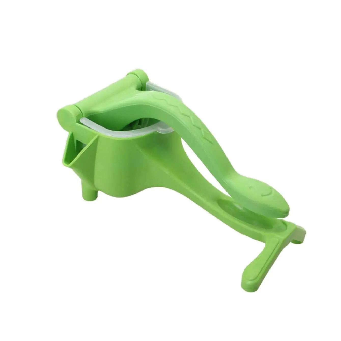 

1 шт. Зеленая многофункциональная соковыжималка ручная неэлектрическая соковыжималка для лимона фруктов овощей маленькая ручная соковыжималка зелёный