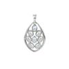 Natural Red Garnet 925 Sterling Silver Pendant