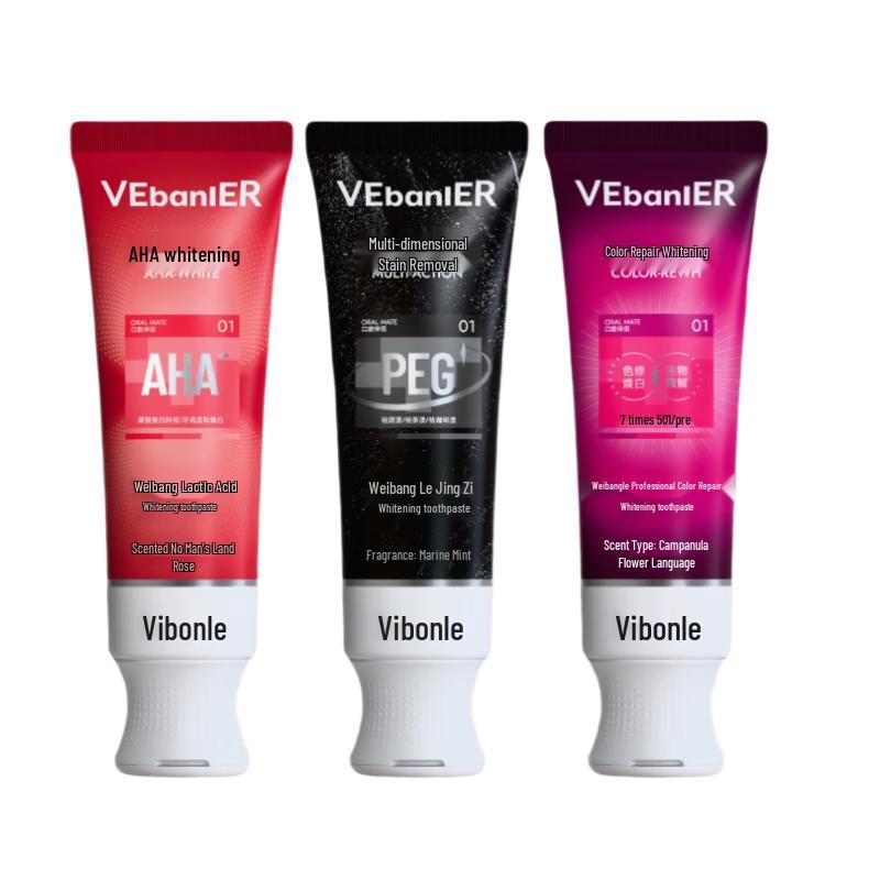 VEBANLER Fruit Acid Whitening & Stain Removal Toothpaste