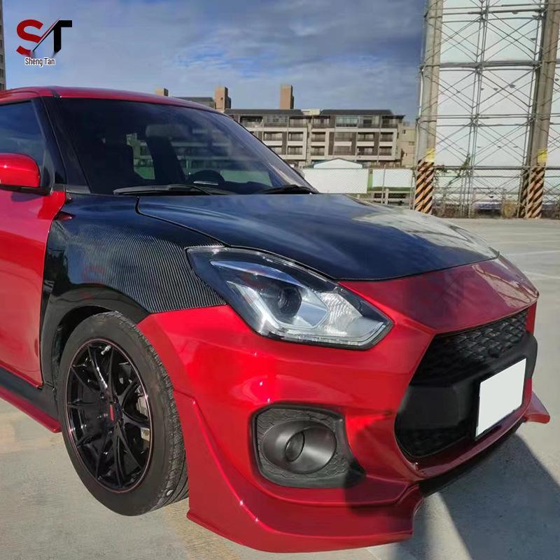 Suzuki Swift ZC33S Front Corner Kit: Bumper Corner Protector & Front Lip Extension.