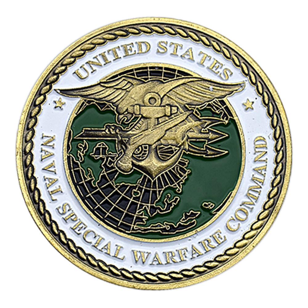 Navy Special Operations Command Challenge Coin, United States Navy, Air, and Land Badges, Army Commemorative Medal, American Bronze Medal