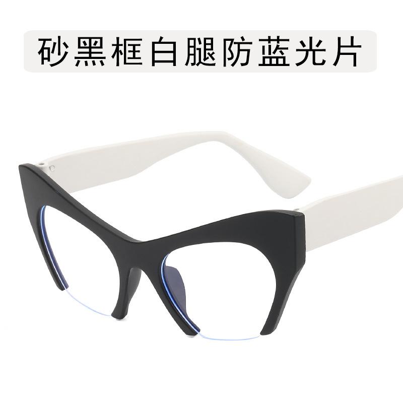 European American Style Women Glasses Frame Cat Eye Shape Blue Light Blocking Woman Glasses High Quality Glasses Women