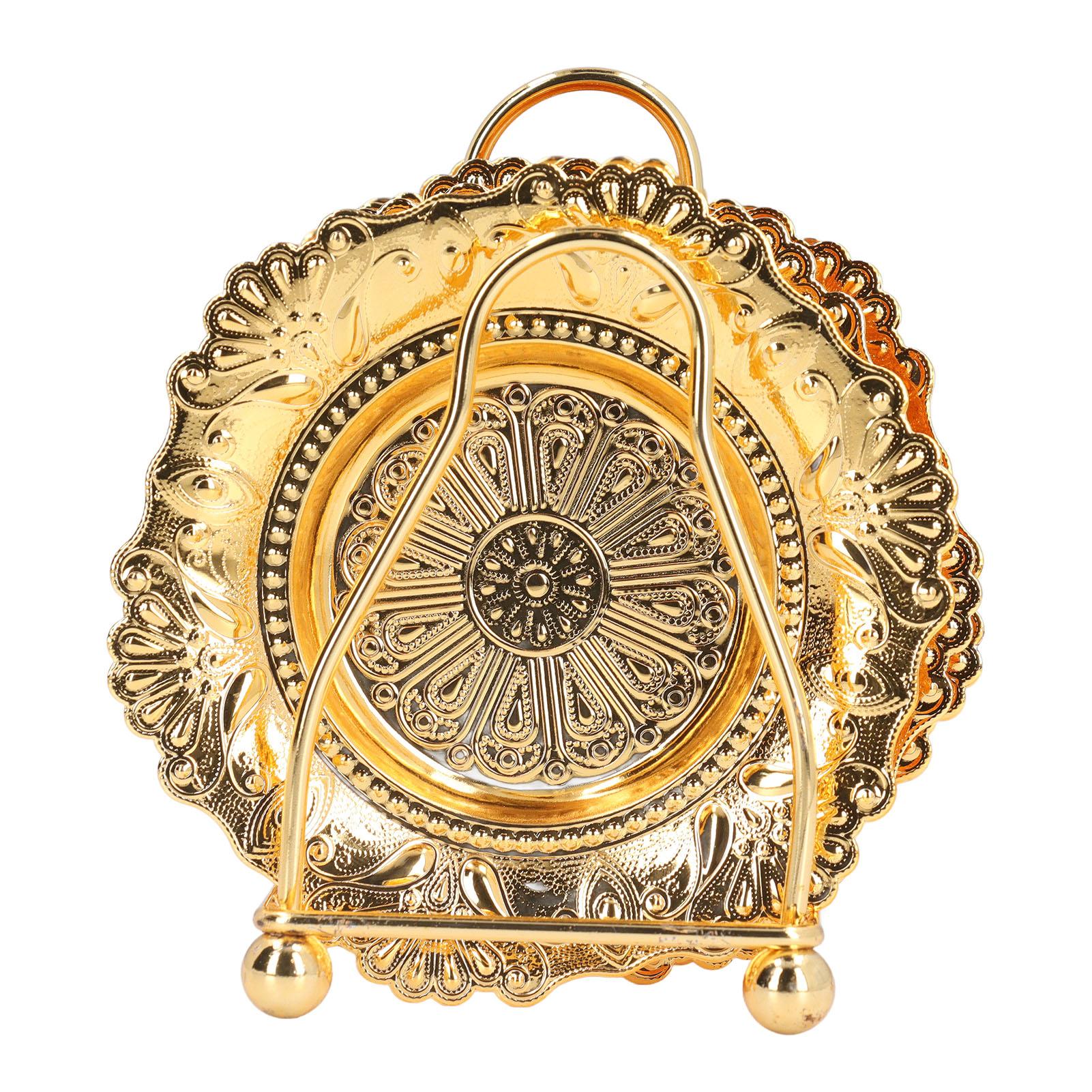 Набор держателей для металлических подстаканников Набор подставок для стаканов из цинкового сплава Винтажный набор подставок для напитков с декоративной стойкой для дома, кухни, бара