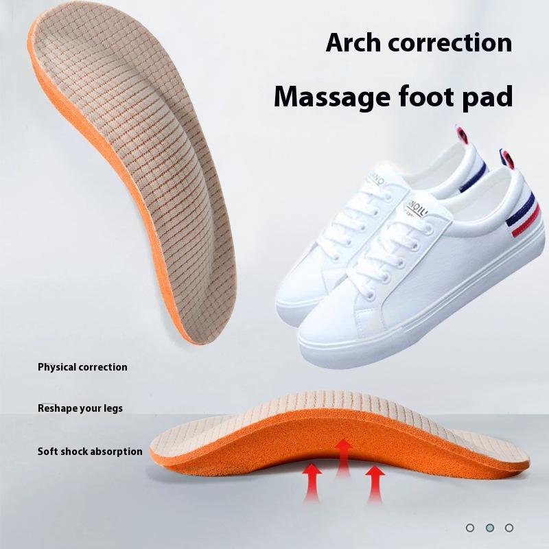 

1 пара мужских женских спортивных стелек для вальгусной деформации стопы, вкладыши для обуви, ортопедические подушечки для обуви с поддержкой свода стопы и для плоскостопия, из ЭВА