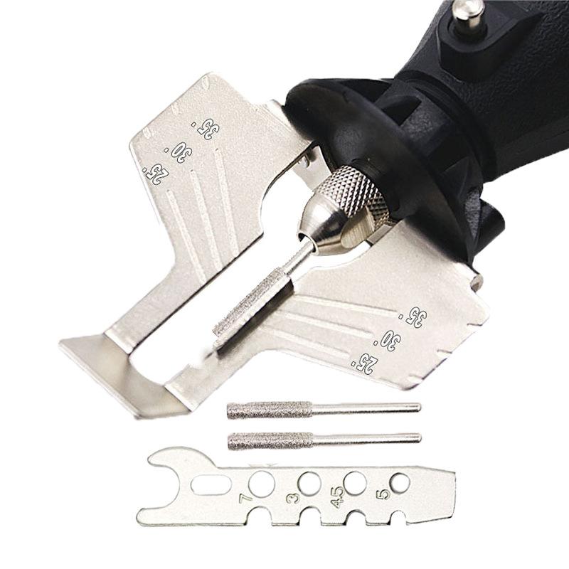 Chainsaw Sharpening Kit Electric Grinding Chain Polishing Accessory Kit Sharpening Saw Serrated Grinding Tools Power Tools