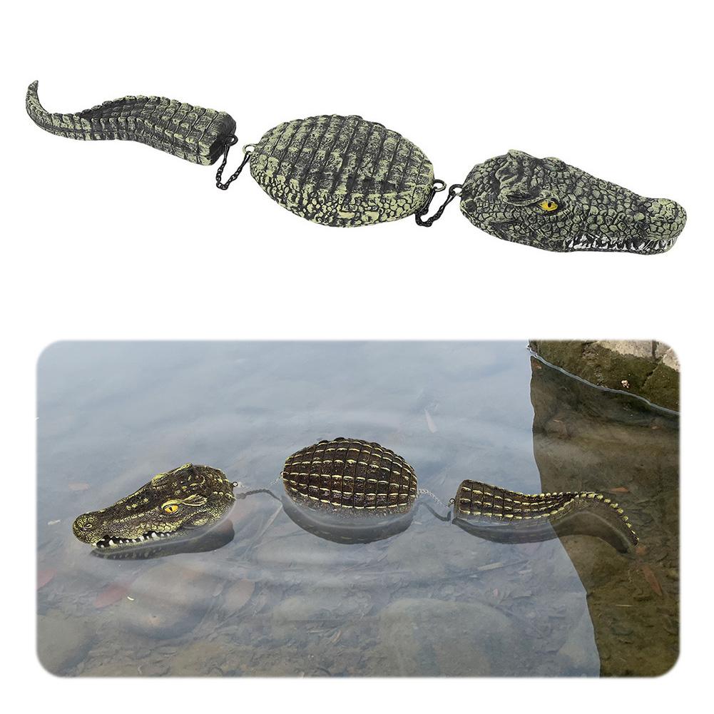 

33 Inch Resin Alligator Pool Float Simulated Floating Crocodile Figurines Fake Alligator Pool Float Statue for Pond Outdoor Yard China Mainland
