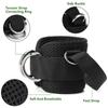1 Pair Ankle Straps Dumbbells Weights Cable Machines Foot Dumbbell Attachment Tibialis Trainer Leg Extensions For Women Men