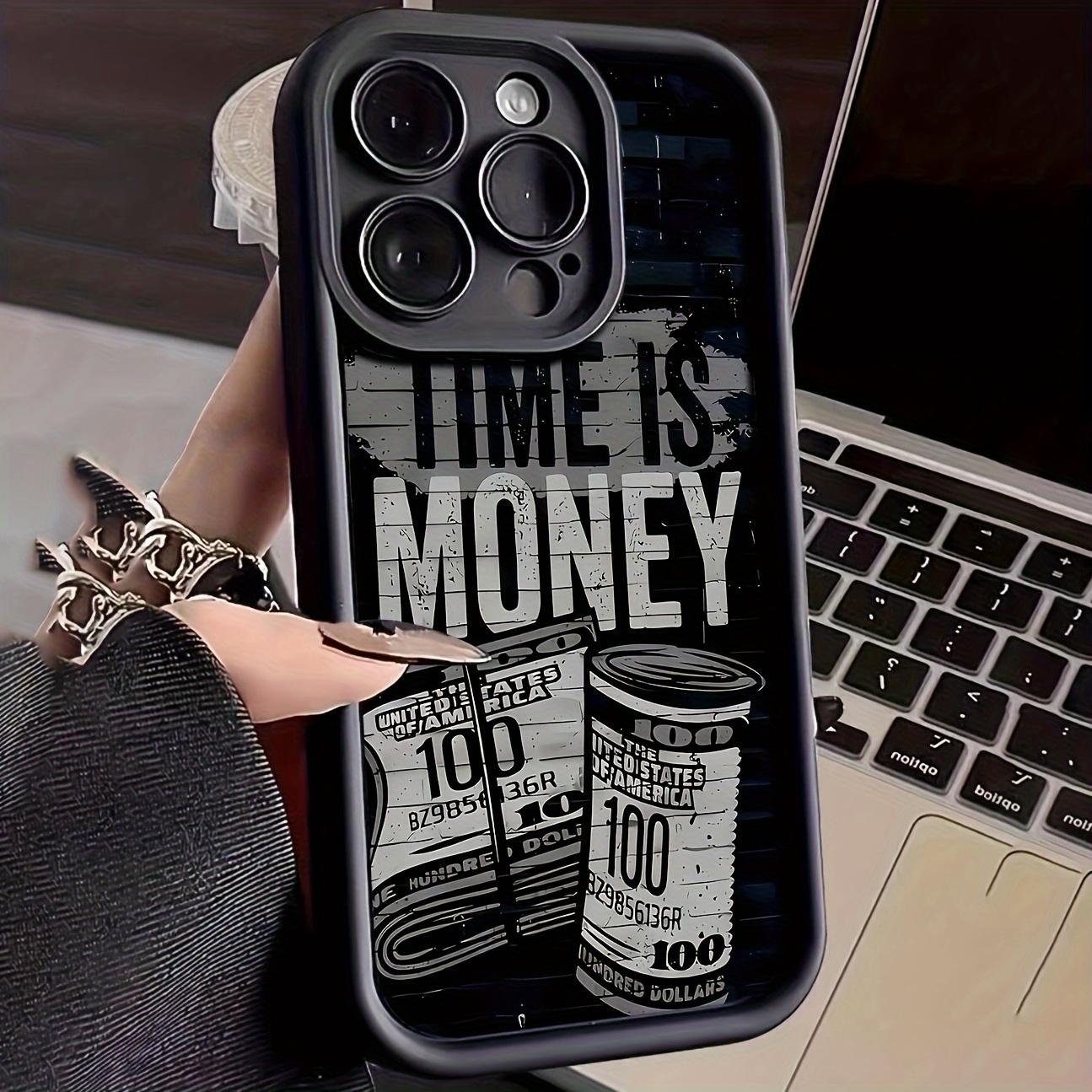 

Элегантный чехол для мобильного телефона iPhone 15 Pro Max/14/13 Pro/12/11/8 Plus/X/Xs/Xs Max для мужчин и женщин iPhone 15 чёрный