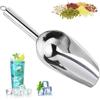 Stainless Steel Shovel Metal Coffee Bean Flour Shovel Multifunctional Ice Shovel Food Measuring Spoon Kitchen Accessories