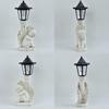 Antique Roman Column Knee Angel Solar Outdoor Light Courtyard Ornament Light For Outdoor Garden Decoration