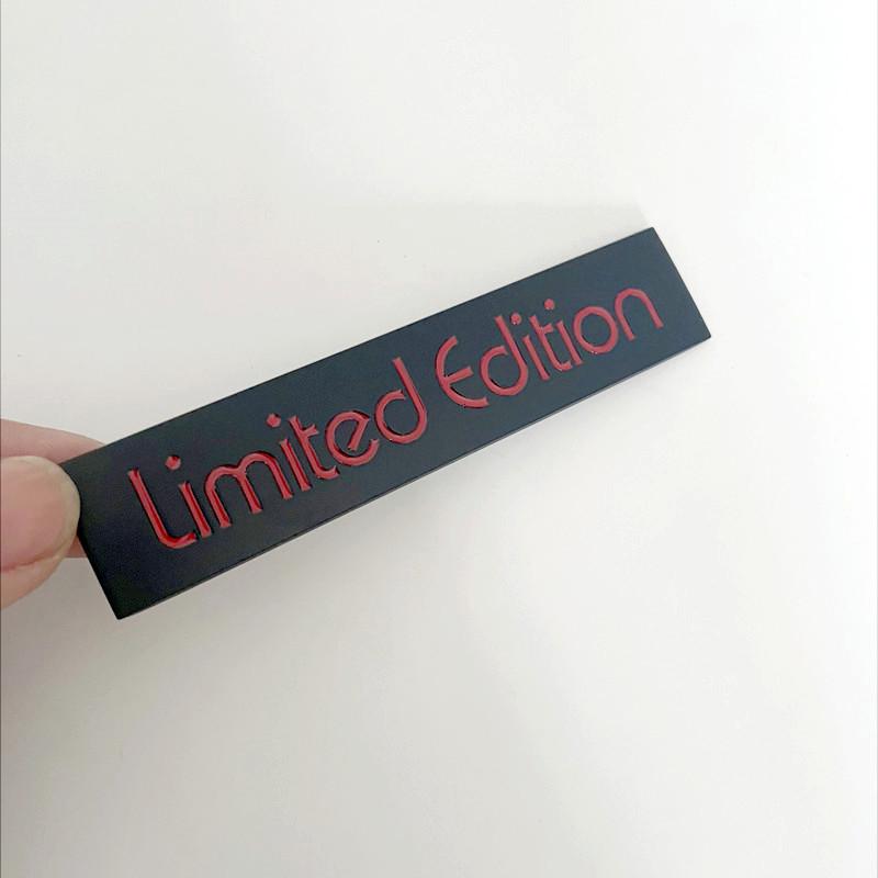 3D Metal Letters LIMITED EDITION Logo Rear Trunk Car Emblem Badge Sticker Decals For Volkswagen VW Golf Touareg AccessoriesKD0