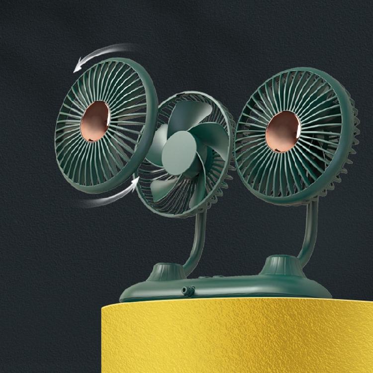 Adjustable Car Auto Air Cooling Dual for Head Fan Summer Low Noise Car Auto Cool