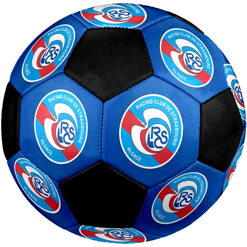 SIZE 5 RC Strasbourg Alsace Soccer Ball Colorful All Ages Machine Stitched PVC Competition Ready Durable High-Bounce