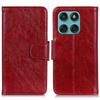 For Motorola Edge 60 5G/60 Fusion 5G Case Nappa Texture Split Leather Wallet Phone Cover