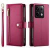 Crossbody Zipper Cards Solt Wallet Leather Case For Xiaomi Redmi Note 13 Pro Plus 12 13C POCO X6 5G Lanyard Bag Pocket Cover