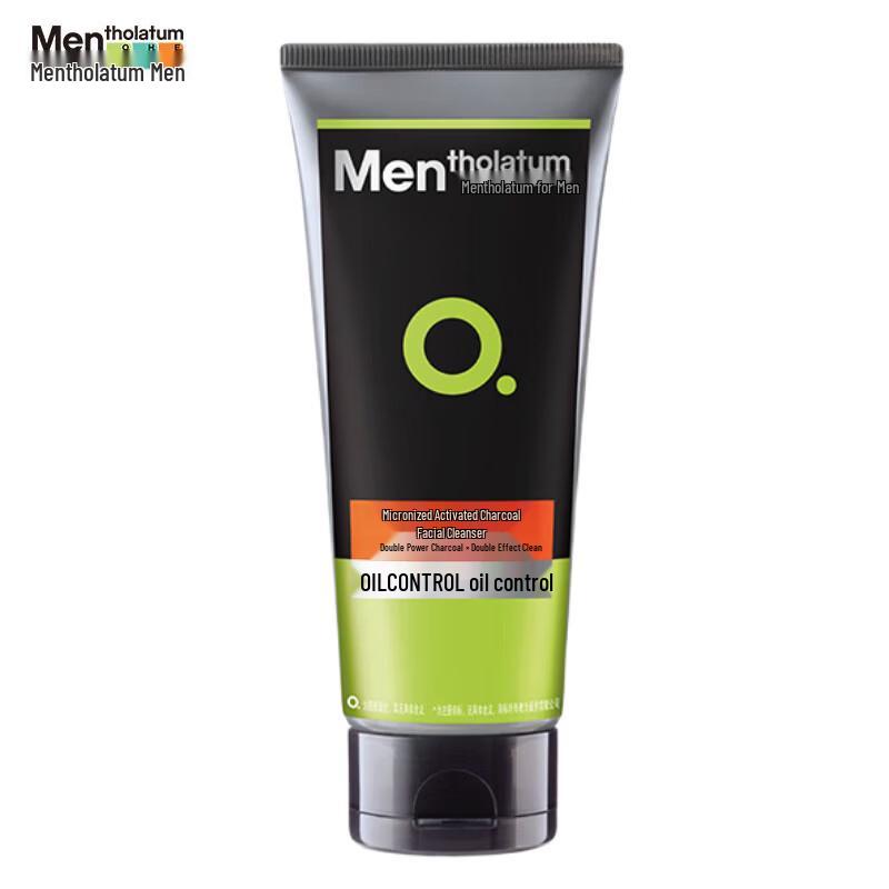 Мужской очищающий гель для лица Mentholatum с микроуглем