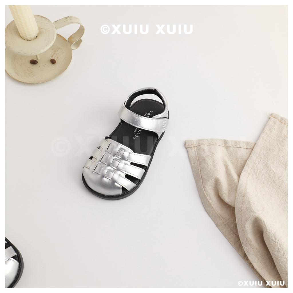 XSHX "Retro Bauhaus" Medieval Children's Sandals Boys and Girls Neutral Spring and Summer [Wenzhou Shoes]