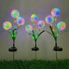 Plastic Stake Solar Onion Ball Lights Waterproof Design Outdoor Lawn Lamp  Outdoor Lighting