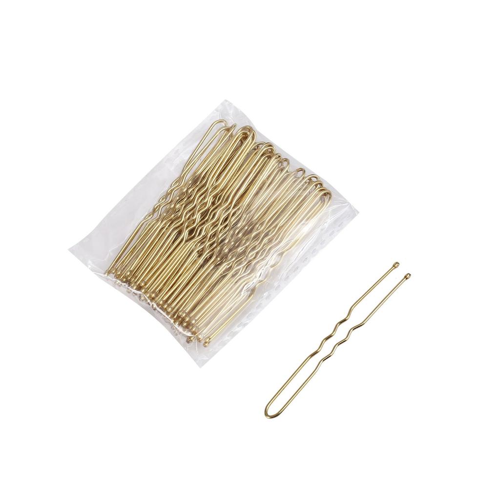 100/10 Stück Damen Haarspange Frisur Gold Haarnadel Einfache Metallische Locke U-Form Haarnadel Damen Styling Haaraccessoires