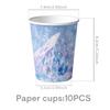 New Ice and Snow Queen Party Tableware: Plates, Napkins, Cups, and Tablecloths for Birthday Decorations