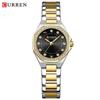 CURREN 9100 Women's Waterproof Quartz Watch with Steel Band and Small Dial