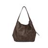 Bag Women's New Trendy Soft Leather Shoulder Bag Large Capacity Versatile Fashion Messenger Bag Korean Version Women's Portable Tote Bag