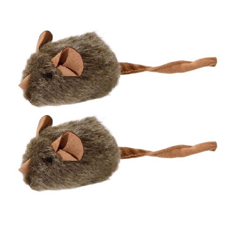 Automatic Squeaky Plush Mouse Toy For Pet Cats With Chirping Sound And Simulation Movement for Indoor Cats Enrichment