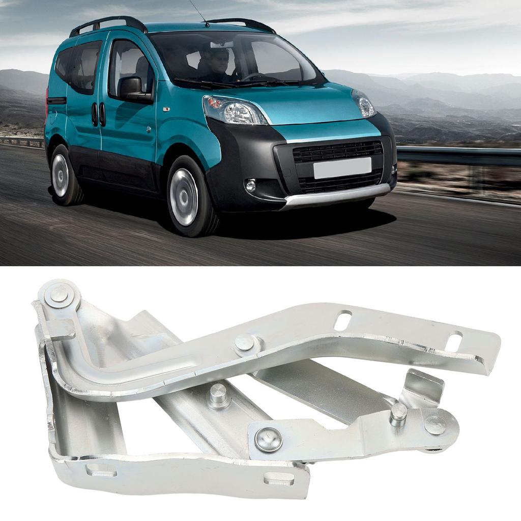 Near Side Left Hand Bonnet Hinge Metal High Hardness 7912E4 for BIPPER FIORINO III QUBO NEMO