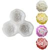 Easy to Clean Silicone Candle Mold Flower Soap Molds Peony Flower Shape Resin Project Moulds Silicone Texture for Candle