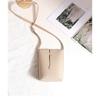 IELGY Soft Leather Messenger Bucket Bag Commuter Fashion Bag