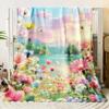 Dreamy Flannel Thin Blanket Bedroom Blanket,Iving Room,sofa Blanket,student Office Nap,camping Trip,children's Gift