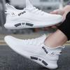 New Breathable White Mesh Sports Shoes, Lightweight and Casual Soft-soled Anti-slip and Anti-odor Running Shoes
