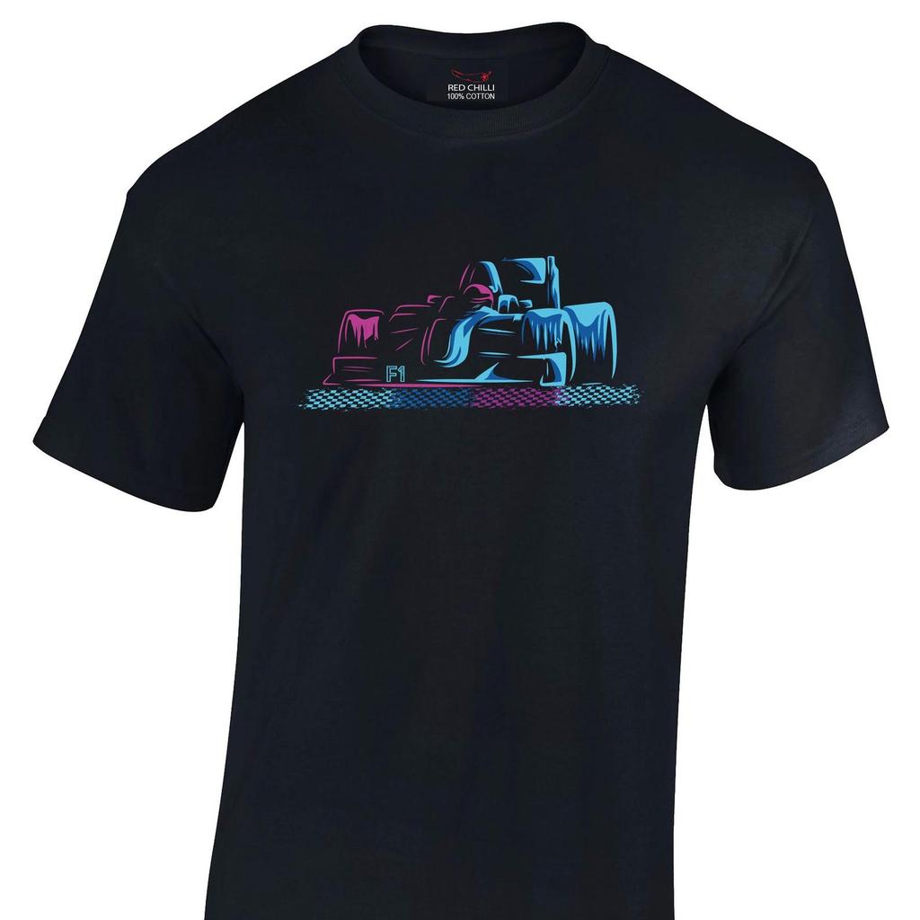 F1 Racing Inspired Printed T-shirt