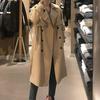 Cappotto Uomo Antivento Revers Manica Lunga Doppio Petto Cintura Regolabile Trench