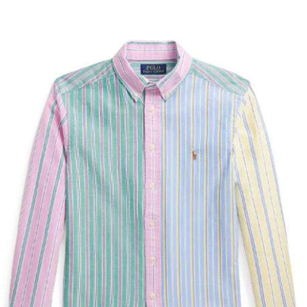 Polo Ralph Lauren Košile Dětská Barevná Pruhovaná Dlouhý Rukáv Dětské topy Vícebarevná CWPOWOVY6820-424