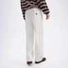 NVG·YOUNG Loose Fit Pure Cotton Curved Leg Drawstring Jeans