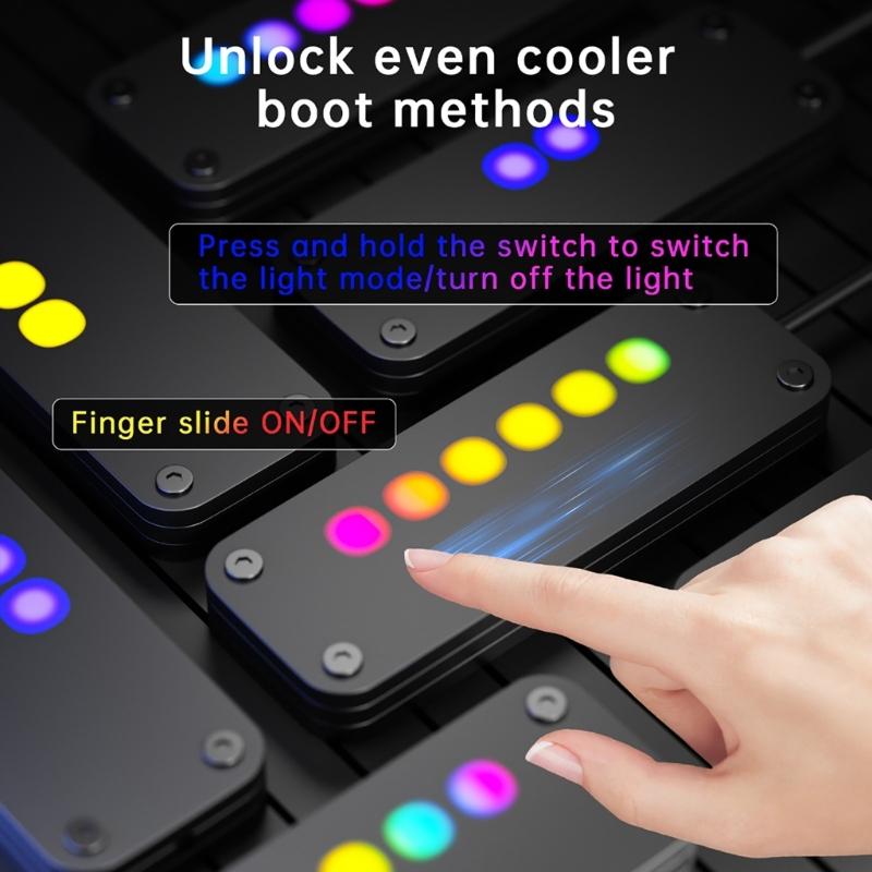 Desktop Computer Power Button Desktop PC Control Power SW Power LED Control Switches Easily PC Power External Button