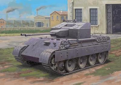 Hobby Boss 1/48 Fighting Vehicle Series German Flakpanzer V Flakpanther Ausf.A Plastic Model Kit 84832 (Tank)