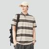 Jeep Men's Striped Short-Sleeve Polo Shirt