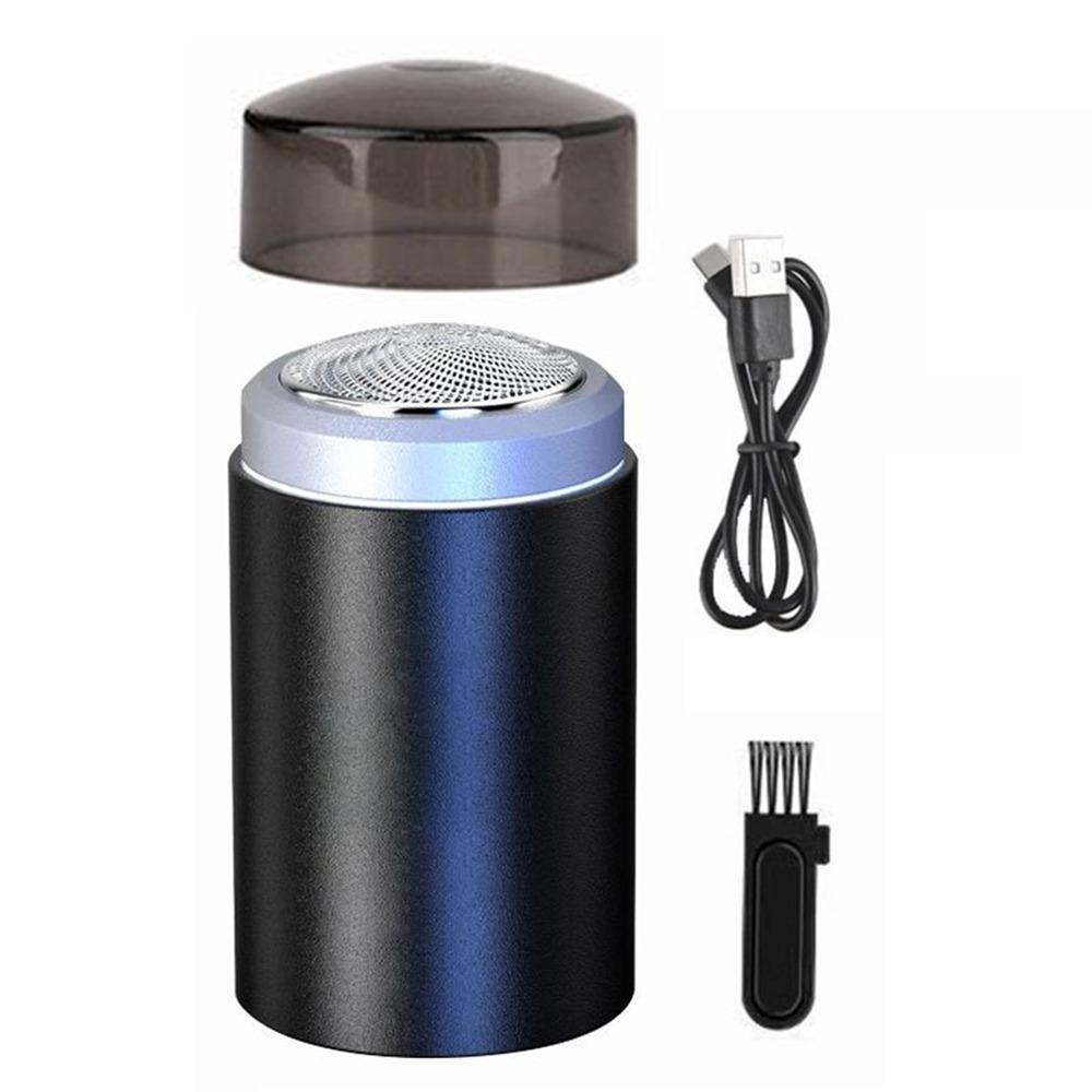 

Compact Electric Shaver USB Rechargeable Beard Trimmer Portable Men s Shave Razor Travel чёрный