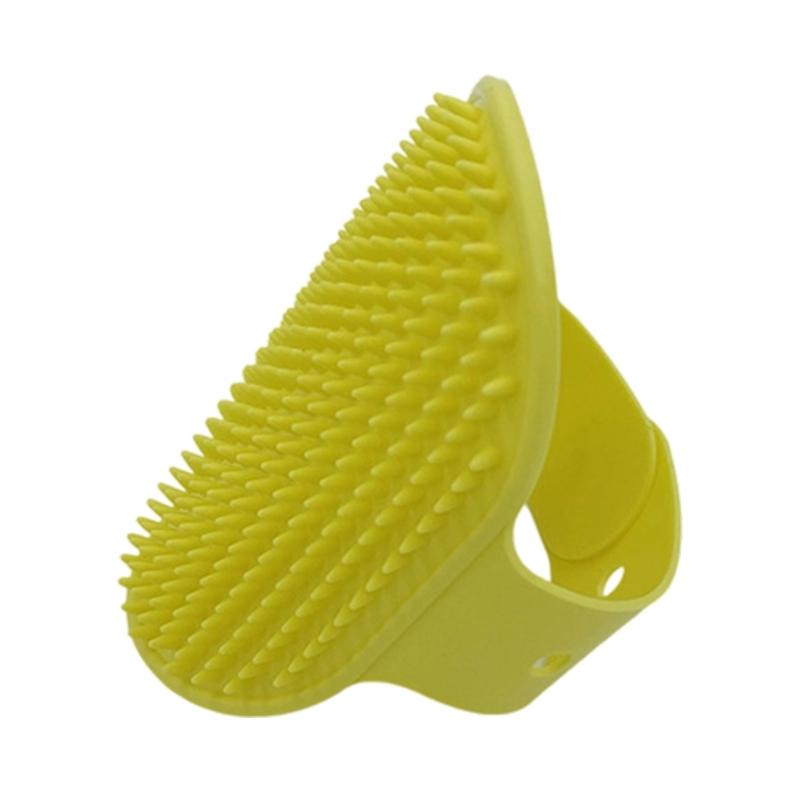 Pack of 10 Adjustable Silicone Cats Grooming Brushes for Furniture Legs Pet Massage Tool Loose Hair Remover