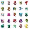 50 Creative Cartoon Charging Robot Stickers Children'S Cute Waterproof Stickers