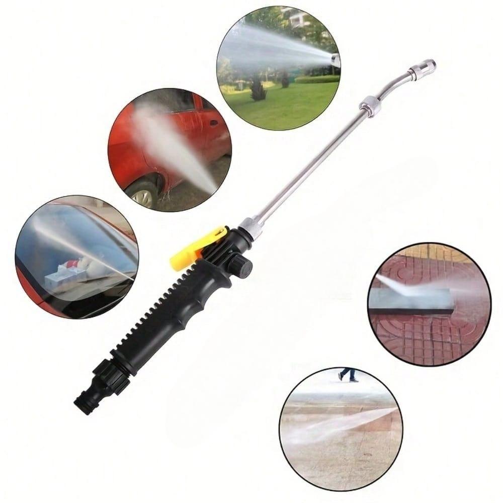 1PC High Pressure Car Wash Water Gun, Adjustable Atomization Nozzle for Car AC Cleaning, Plant Watering & Garden Watering