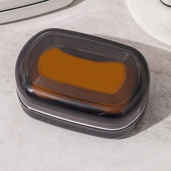 Quick Drain Easy Cleaning Creative Tray Double Layer Toilet Soap Dish Soap Container