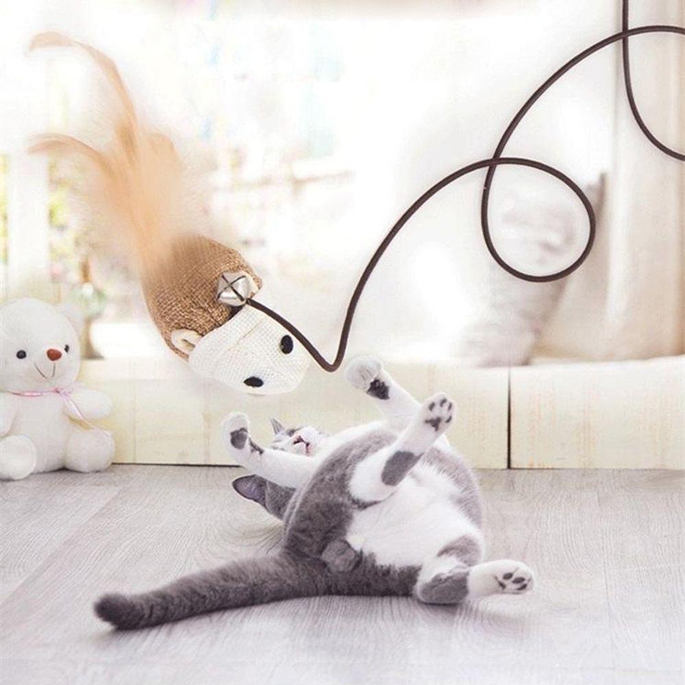 Cat Accessories With Mini Bell Cat Interactive Pet Supplies Teaser Stick Cat Rod Pet Cat Toy