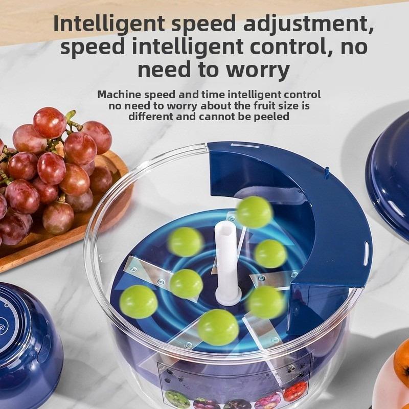 USB Rechargeable Multipurpose Grape Peeler Machine Picnic Home Restaurant Shop Electric Peeling Machine Automatic Fruit Peeler